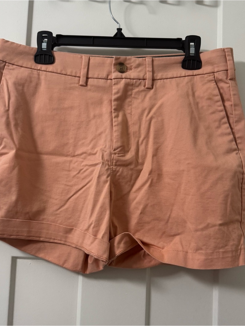 Express Classic Chino Shorts Men’s‎ 31 Inseam 6” Soft Pink Coral Comfort Waist